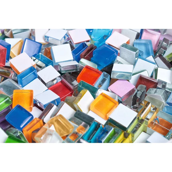 Tesselles de mosaïque en résine époxy « Mélange multicolore », env. 525 pc, 1 x 1 cm