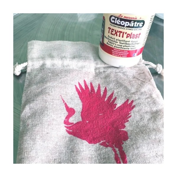 Texti'Plast en 250gr - enduit textile pour transformer le tissu en toile cirée