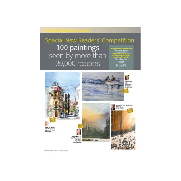 The Art of Watercolour Magazine 50th issue PRINT Edition