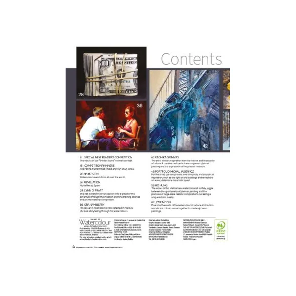 The Art of Watercolour Magazine 52nd issue PRINT Edition