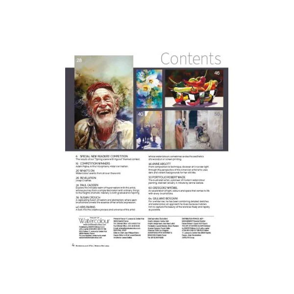 The Art of Watercolour Magazine 53rd issue PRINT Edition