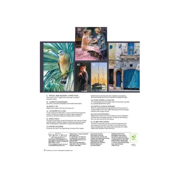 The Art of Watercolour Magazine 55th issue PRINT Edition