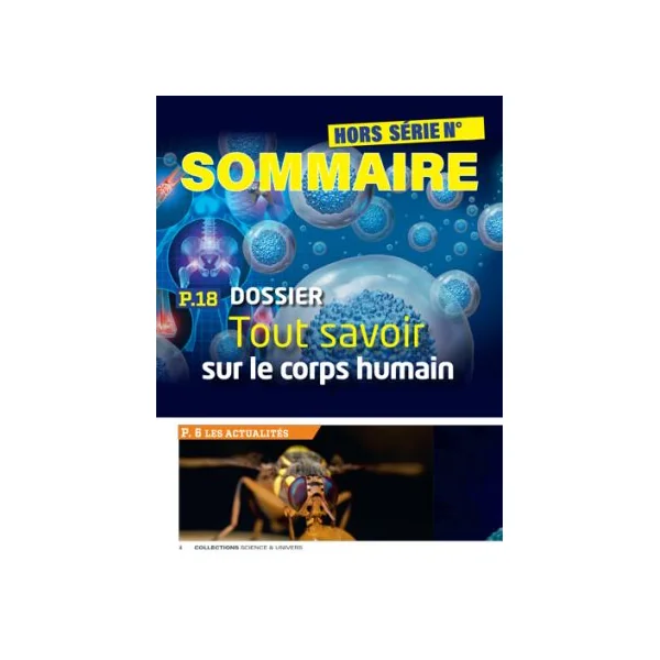 Tout savoir sur le corps humain - Les Collections de Science et Univers hors-série 1
