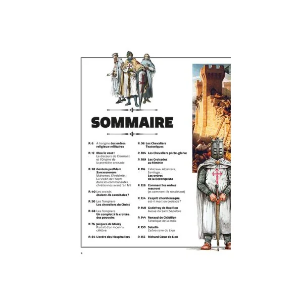 Tout savoir sur les templiers et les ordres militaires - Les Grandes Enigmes de l'Histoire Hors série 13