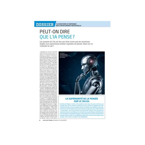 Tout savoir sur l'intelligence artificielle - Les Collections de Science et Univers 23
