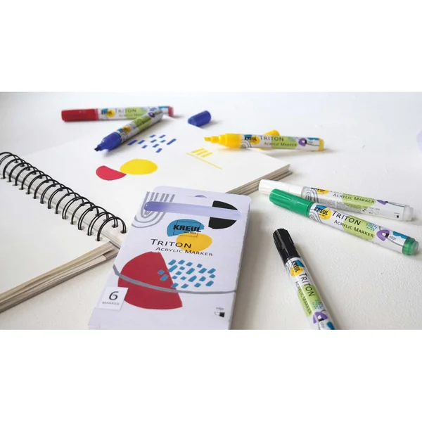 Triton Acrylic Marker « edge » KREUL, set de 6