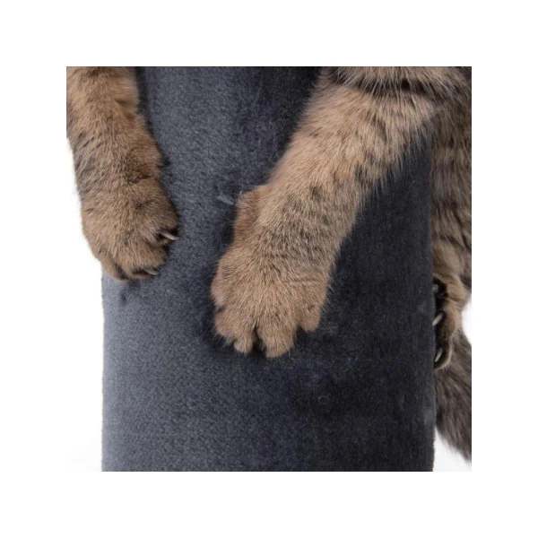 Tronc à griffer chat gris foncé 107 cm griffoir chats grattoir chat