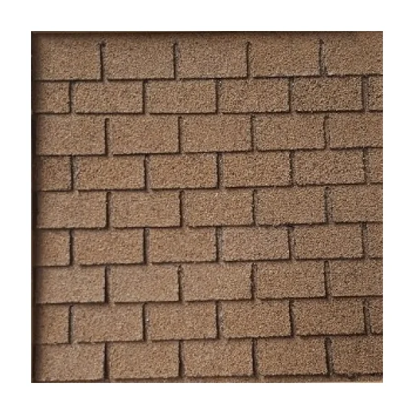 Tuiles / Shingles carrés - Brun clair