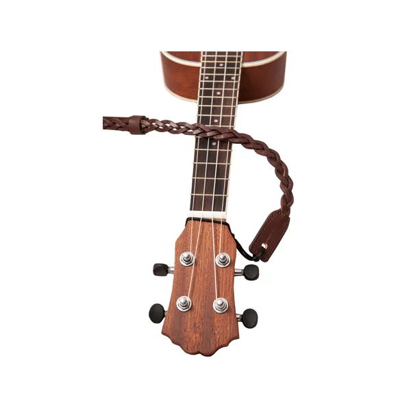 Ukulele Strap Plait - Brown