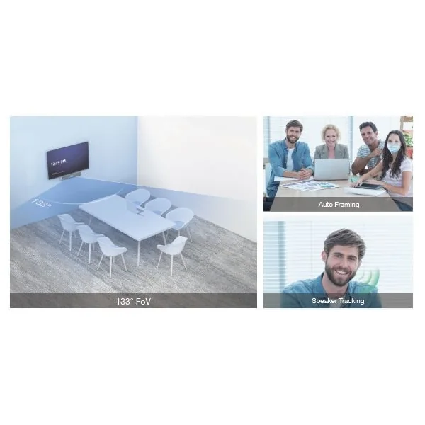 UVC40 Yealink barre de son avec caméra 4k intégré pour petite salle de visio conférence