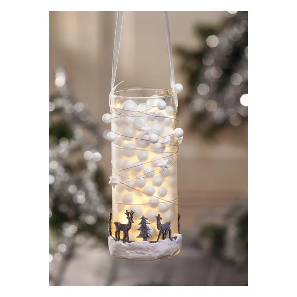 Vase en verre à suspendre VBS