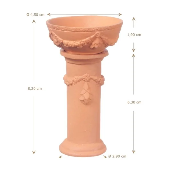 Vasques , jardinières sur piédestal