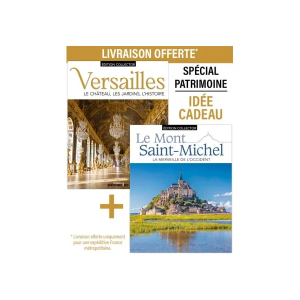 VERSAILLES - LE MONT SAINT-MICHEL - Idée cadeau spéciale patrimoine