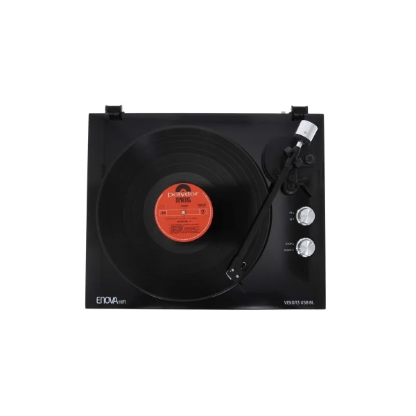 Vision3 USB BL Enova platine vinyle hifi USB noire