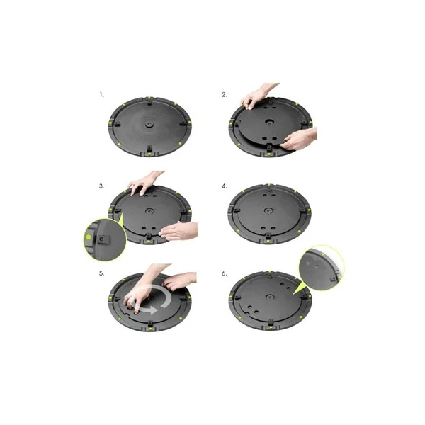 WB 123 WPB Gravity lest 5kg pour embase circulaire de pied