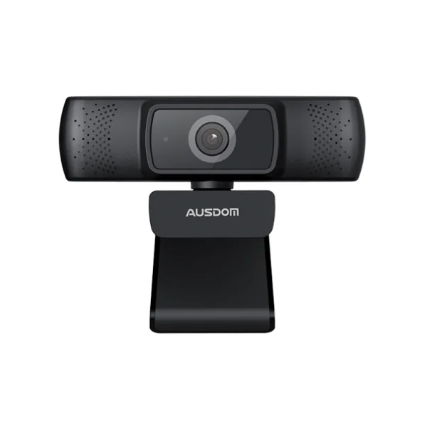 Webcam Full HD USB avec auto-focus pour visio conférence poste simple avec micro et enceinte intégré