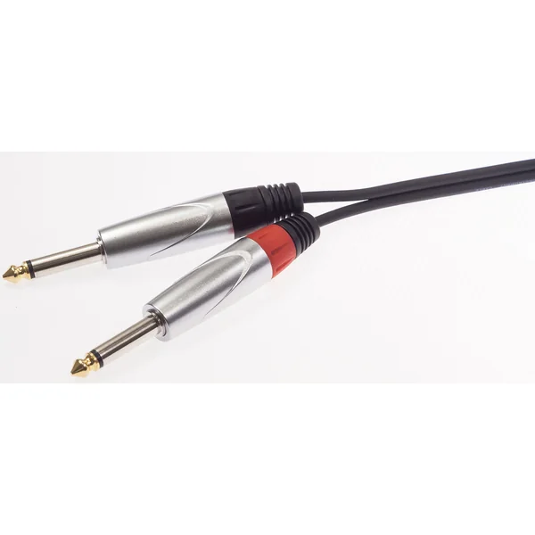 X2005-3M - Jack M 3,5 Stereo / 2 Jack M 6,35 mono SILVER SERIES