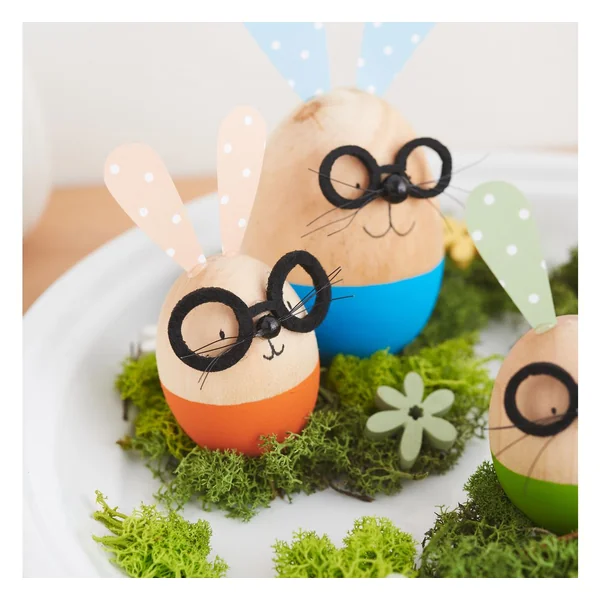Œufs en bois VBS, 8 cm