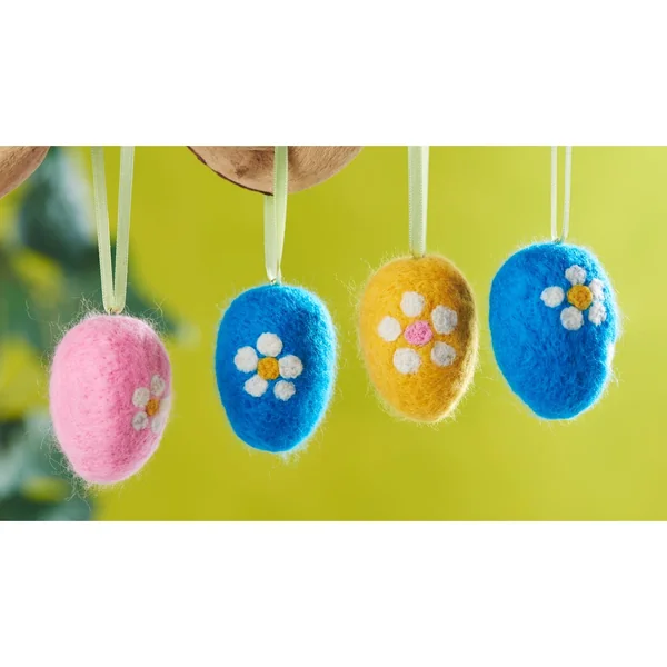 Œufs en polystyrène VBS, 10 pièces, 6 x 4 cm